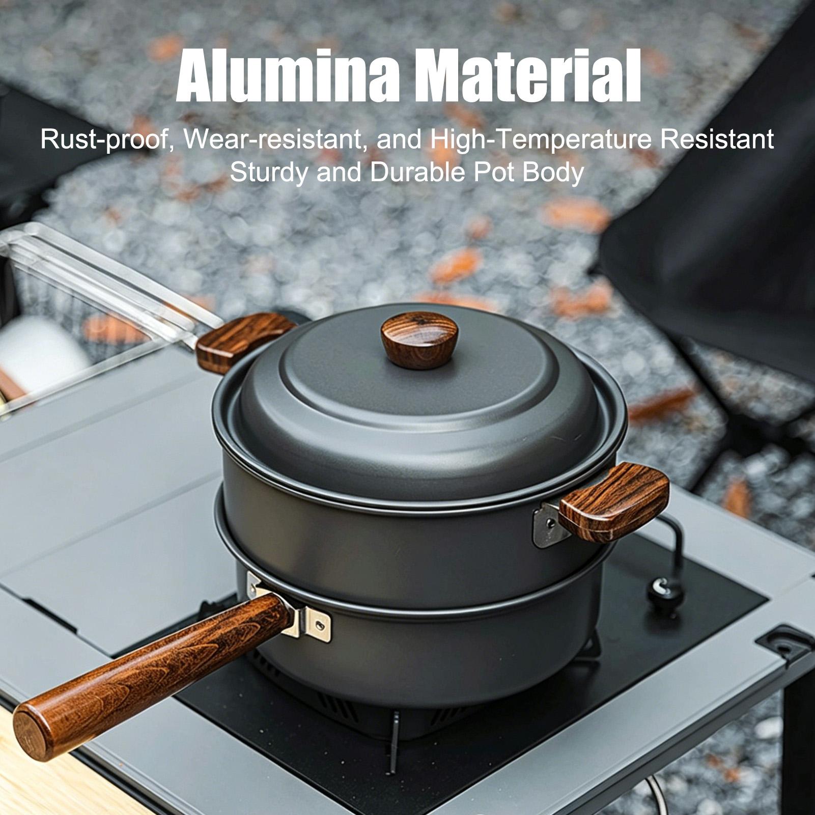 Panela de acampamento portátil - Camping Double Cooking Stove avaliação e preço