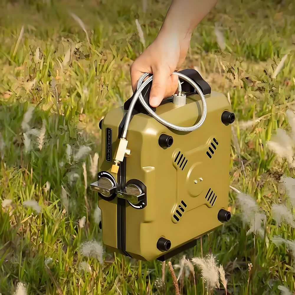 Fogão de acampamento duplo que - Camping Double Cooking Stove avaliação e preço