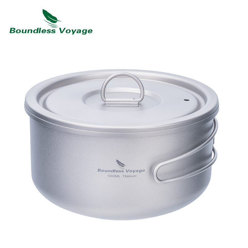 Pote de acampamento de titânio - Camping Cooking Appliances avaliação e preço