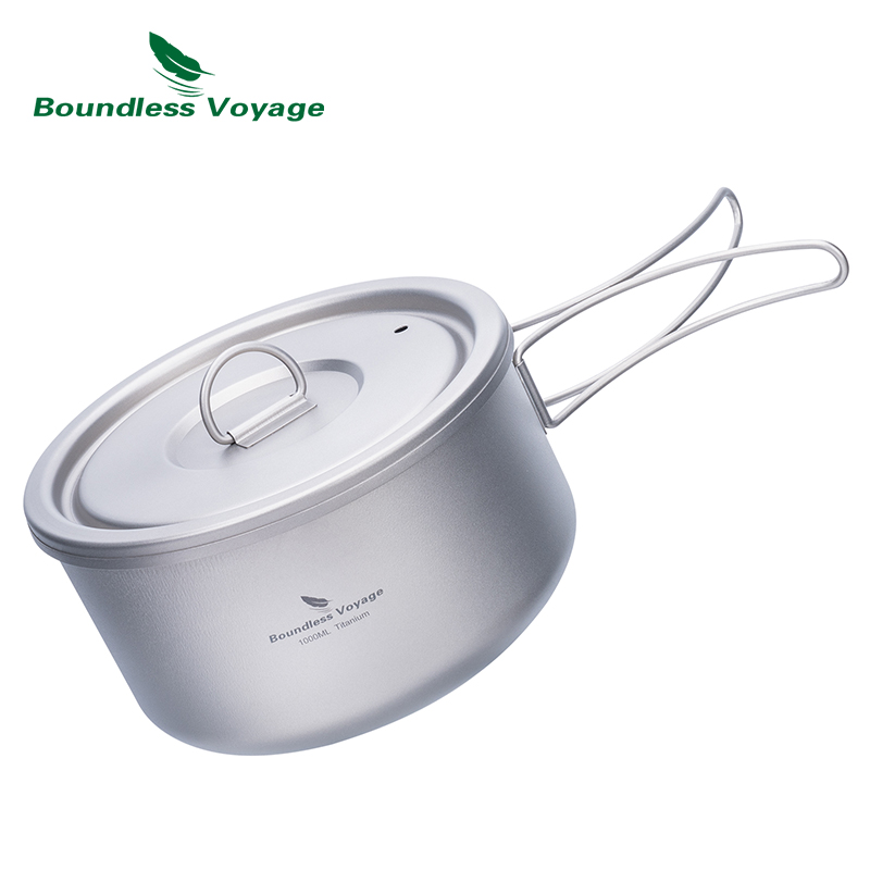 Pote de acampamento de titânio - Camping Cooking Appliances avaliação e preço