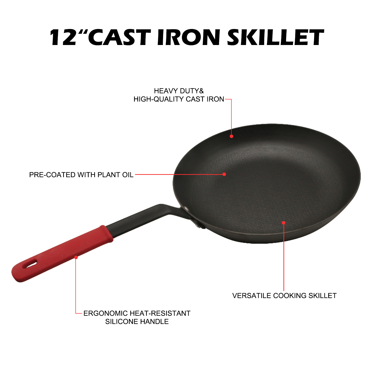 HANSMART Frigideira de Ferro F - Camping Cooking Without Gas avaliação e preço