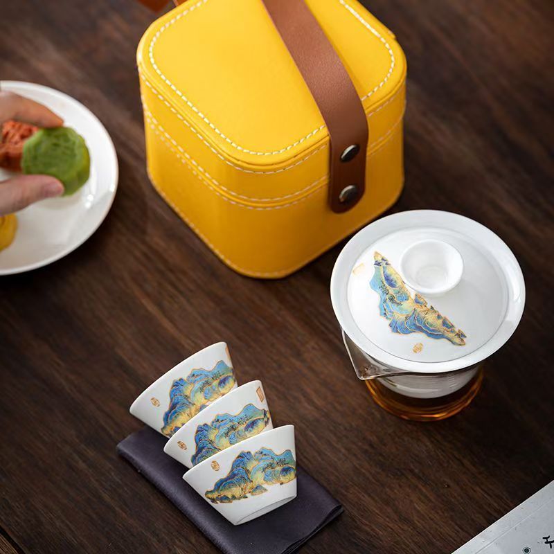 Conjunto de Chá de Porcelana B - Camping Cooking Tin avaliação e preço