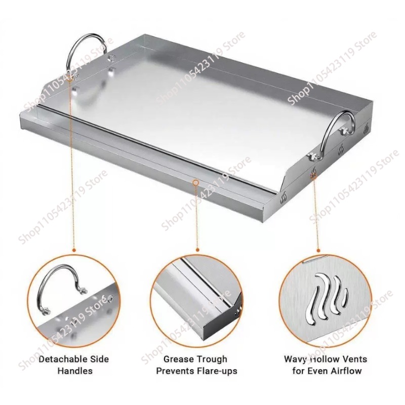 Chapa de Aço Inoxidável para G - Camping Cooking Flat Top avaliação e preço