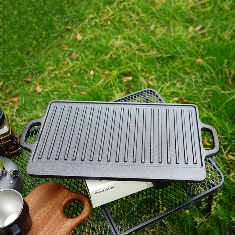 Chapa de Grelhar Dupla Face em - Camping Cooking Flat Top avaliação e preço
