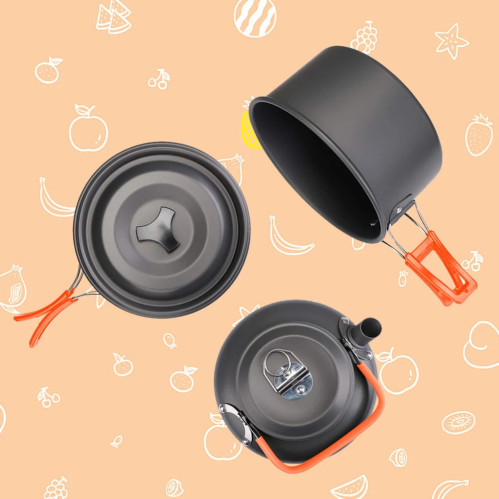 Kit de Utensílios de Cozinha p - Camping Cooking Pot Set avaliação e preço