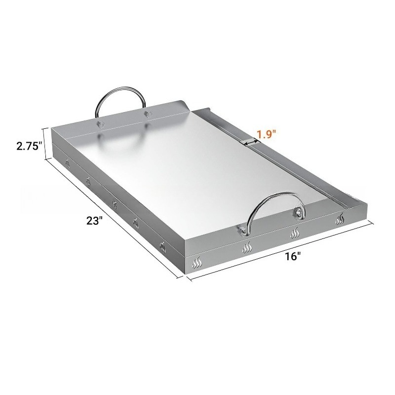 Ferramenta de churrasco de cha - Camping Cooking Flat Top avaliação e preço