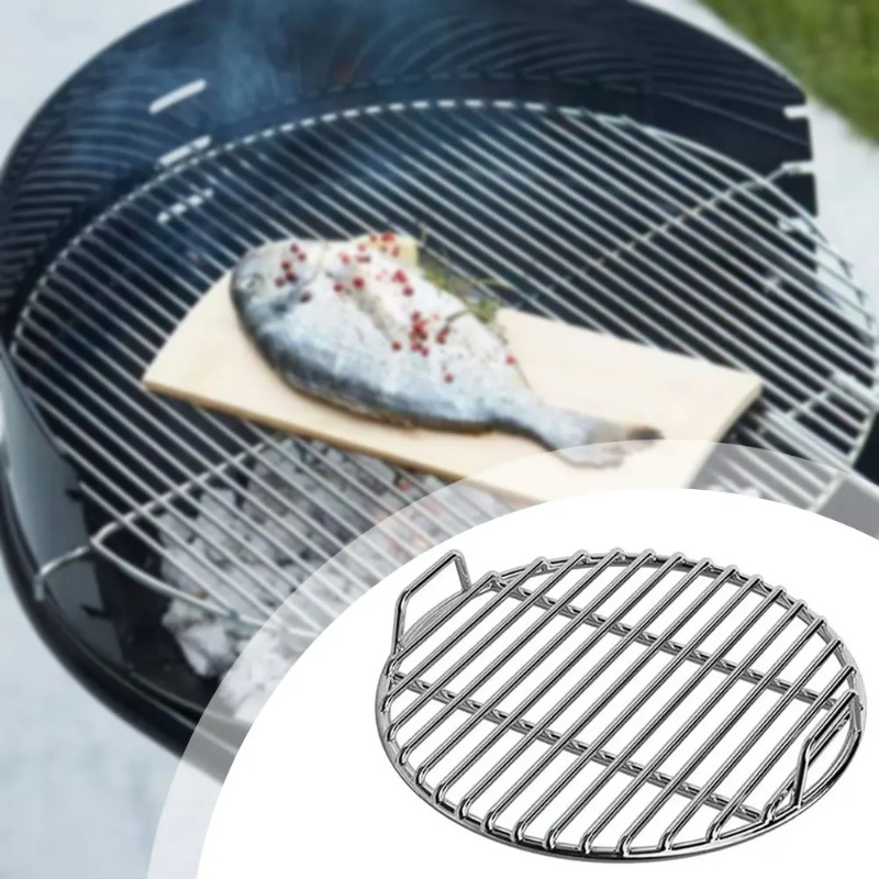 Grelha para churrasco, grelhas - Camping Cooking Rack avaliação e preço
