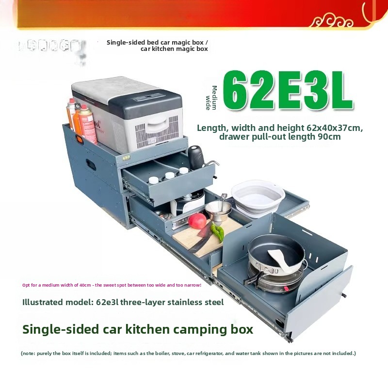 Cozinha Portátil e Caixa de Ar - Camping Cooking Portable avaliação e preço