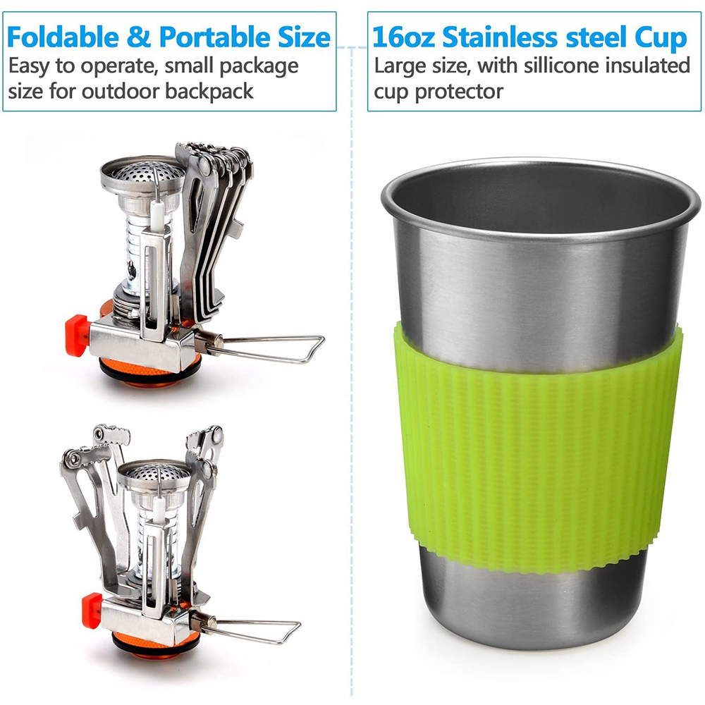 Kit de panelas de acampamento  - Camping Cooking Rack avaliação e preço