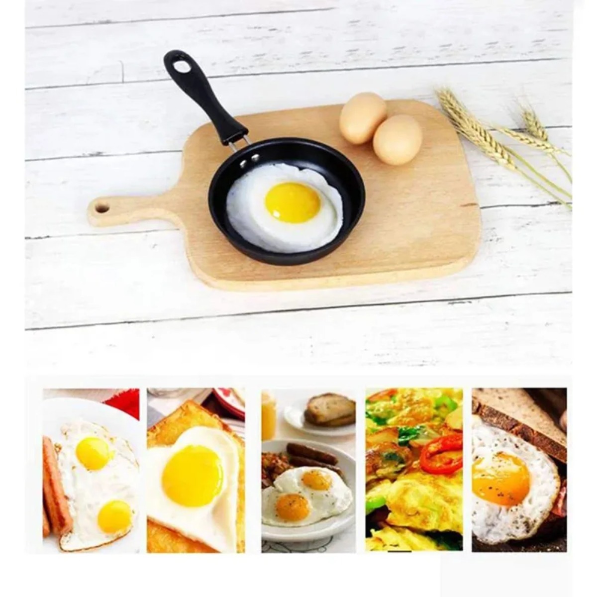Mini frigideira com alça, frig - Camping Cooking Without Gas avaliação e preço