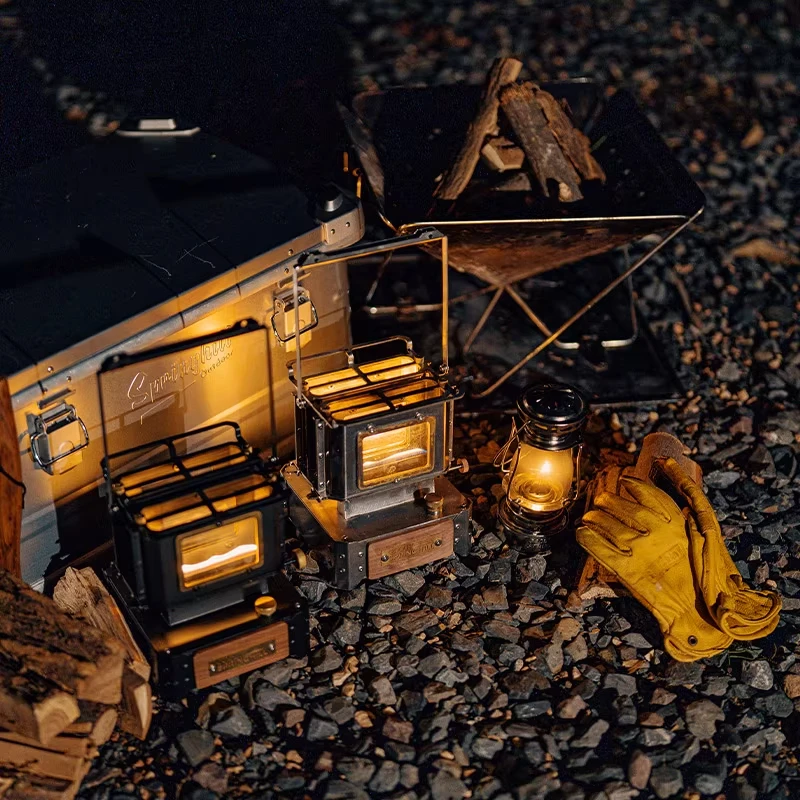Fogão de acampamento estilo vi - Camping Double Cooking Stove avaliação e preço